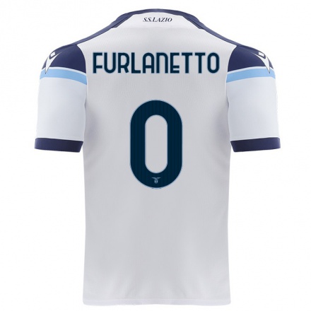 Hombre Fútbol Camiseta Alessio Furlanetto #0 Blanco 2ª Equipación 2021/22 La Camisa Chile