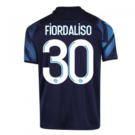 Hombre Fútbol Camiseta Thelma Fiordaliso #30 Azul Oscuro 2ª Equipación 2021/22 La Camisa Chile