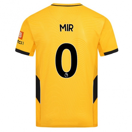 Hombre Fútbol Camiseta Rafa Mir #0 Amarillo 1ª Equipación 2021/22 La Camisa Chile