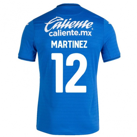 Hombre Fútbol Camiseta Joaquin Martinez #12 Azul Oscuro 1ª Equipación 2021/22 La Camisa Chile