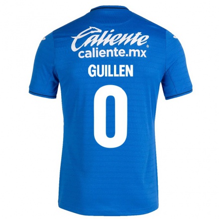 Hombre Fútbol Camiseta Jose Guillen #0 Azul Oscuro 1ª Equipación 2021/22 La Camisa Chile