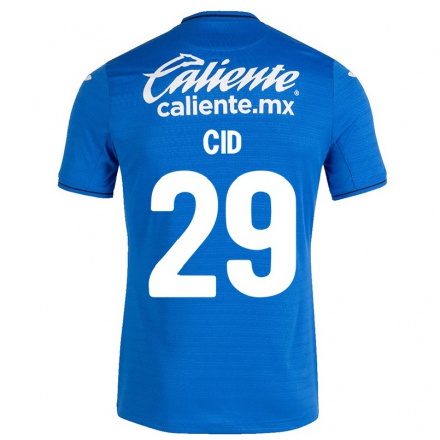 Hombre Fútbol Camiseta Claudia Cid #29 Azul Oscuro 1ª Equipación 2021/22 La Camisa Chile