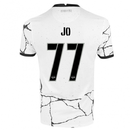 Hombre Fútbol Camiseta Jo #77 Blanco 1ª Equipación 2021/22 La Camisa Chile