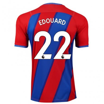 Hombre Fútbol Camiseta Odsonne Edouard #22 Azul Real 1ª Equipación 2021/22 La Camisa Chile