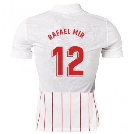 Hombre Fútbol Camiseta Rafael Mir #12 Blanco 1ª Equipación 2021/22 La Camisa Chile