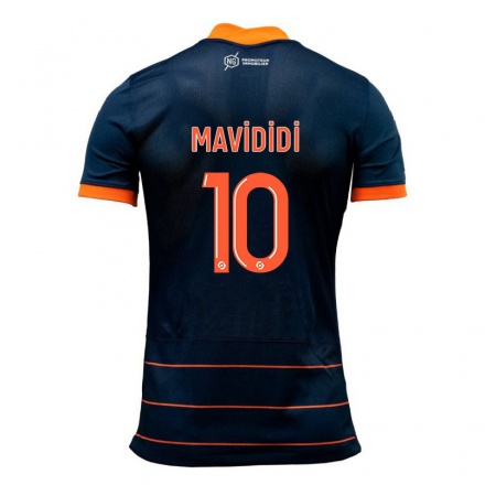Hombre Fútbol Camiseta Stephy Mavididi #10 Azul Oscuro 1ª Equipación 2021/22 La Camisa Chile