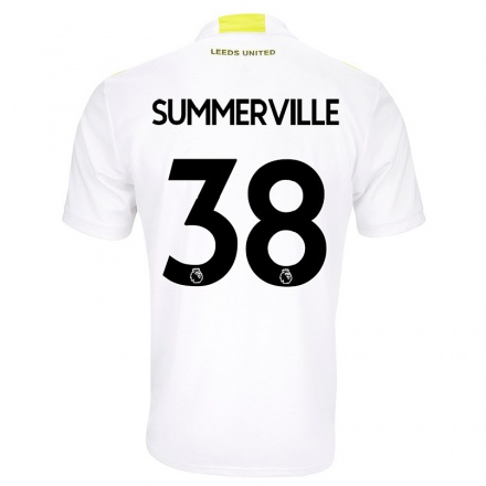 Hombre Fútbol Camiseta Crysencio Summerville #38 Blanco 1ª Equipación 2021/22 La Camisa Chile