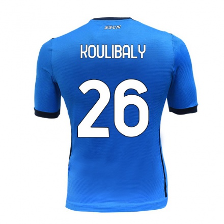 Hombre Fútbol Camiseta Kalidou Koulibaly #26 Azul 1ª Equipación 2021/22 La Camisa Chile