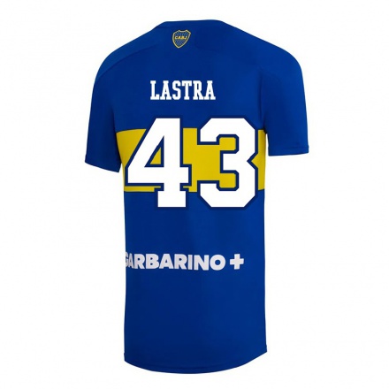 Hombre Fútbol Camiseta Agustin Lastra #43 Azul Real 1ª Equipación 2021/22 La Camisa Chile