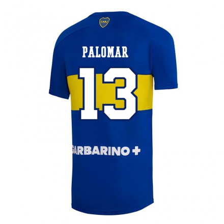 Hombre Fútbol Camiseta Estefania Palomar #13 Azul Real 1ª Equipación 2021/22 La Camisa Chile
