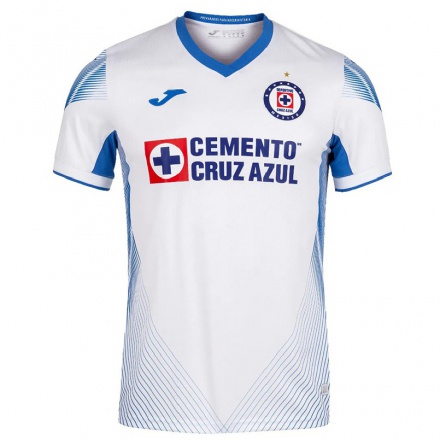 Hombre Fútbol Camiseta Julio Alvarado #86 Blanco 2ª Equipación 2021/22 La Camisa Chile