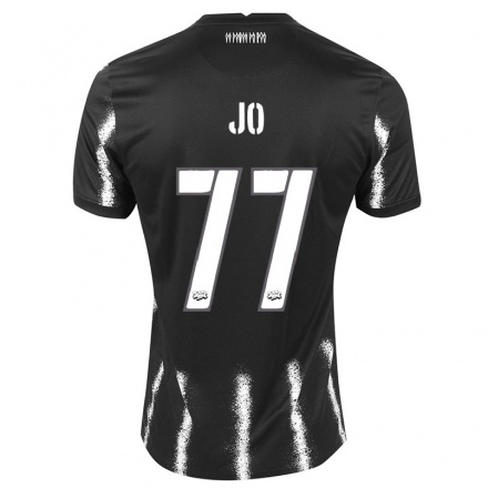 Hombre Fútbol Camiseta Jo #77 Negro 2ª Equipación 2021/22 La Camisa Chile