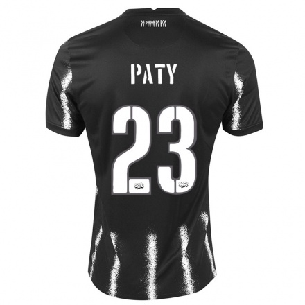 Hombre Fútbol Camiseta Paty #23 Negro 2ª Equipación 2021/22 La Camisa Chile