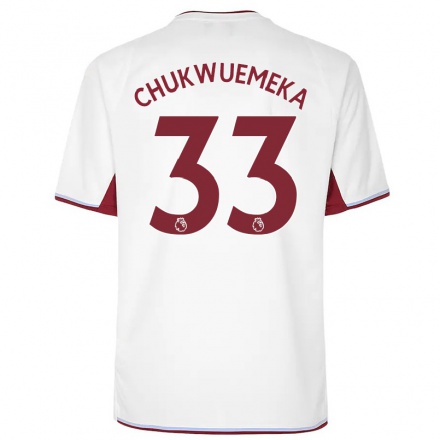 Hombre Fútbol Camiseta Carney Chukwuemeka #33 Crema 2ª Equipación 2021/22 La Camisa Chile