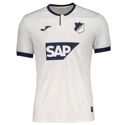 Hombre Fútbol Camiseta Tine De Caigny #6 Blanco 2ª Equipación 2021/22 La Camisa Chile