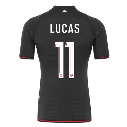 Hombre Fútbol Camiseta Jean Lucas #11 Negro 2ª Equipación 2021/22 La Camisa Chile