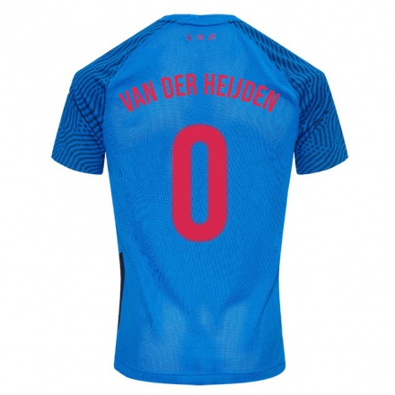 Hombre Fútbol Camiseta Sep Van Der Heijden #0 Cielo Azul 2ª Equipación 2021/22 La Camisa Chile