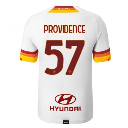 Hombre Fútbol Camiseta Ruben Providence #57 Blanco 2ª Equipación 2021/22 La Camisa Chile