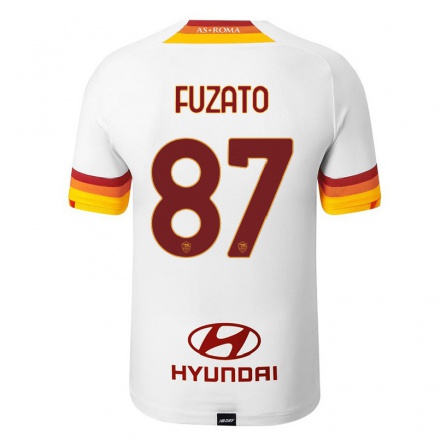 Hombre Fútbol Camiseta Daniel Fuzato #87 Blanco 2ª Equipación 2021/22 La Camisa Chile