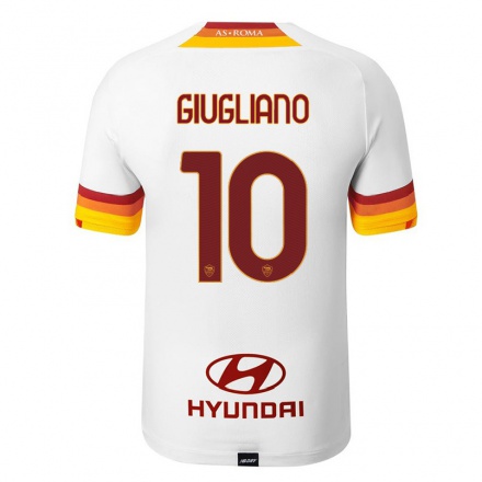 Hombre Fútbol Camiseta Manuela Giugliano #10 Blanco 2ª Equipación 2021/22 La Camisa Chile