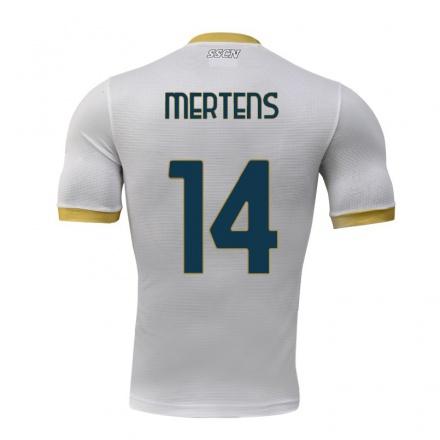 Hombre Fútbol Camiseta Dries Mertens #14 Gris 2ª Equipación 2021/22 La Camisa Chile