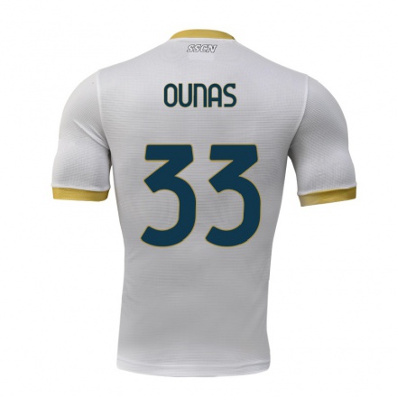 Hombre Fútbol Camiseta Adam Ounas #33 Gris 2ª Equipación 2021/22 La Camisa Chile