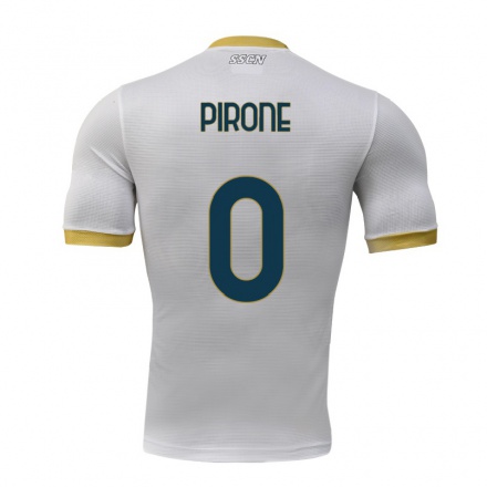 Hombre Fútbol Camiseta Andrea Pirone #0 Gris 2ª Equipación 2021/22 La Camisa Chile