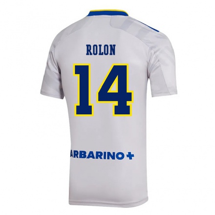 Hombre Fútbol Camiseta Esteban Rolon #14 Gris 2ª Equipación 2021/22 La Camisa Chile