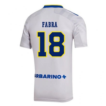 Hombre Fútbol Camiseta Frank Fabra #18 Gris 2ª Equipación 2021/22 La Camisa Chile
