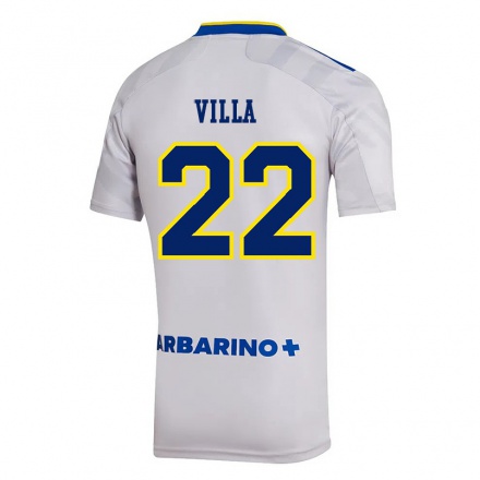 Hombre Fútbol Camiseta Sebastian Villa #22 Gris 2ª Equipación 2021/22 La Camisa Chile