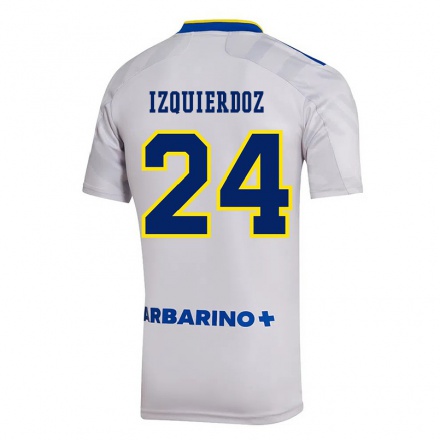 Hombre Fútbol Camiseta Carlos Izquierdoz #24 Gris 2ª Equipación 2021/22 La Camisa Chile