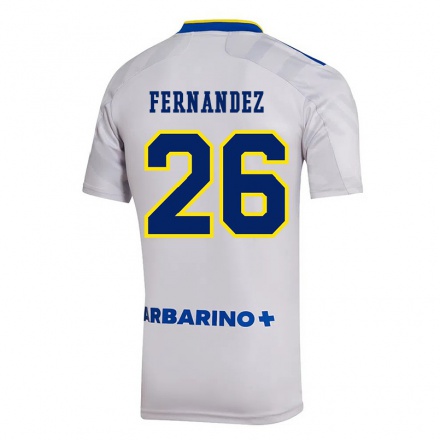 Hombre Fútbol Camiseta Ezequiel Fernandez #26 Gris 2ª Equipación 2021/22 La Camisa Chile