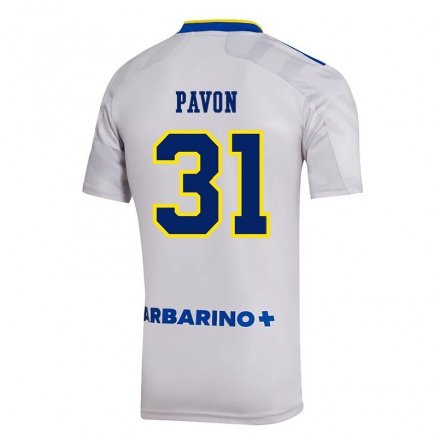 Hombre Fútbol Camiseta Cristian Pavon #31 Gris 2ª Equipación 2021/22 La Camisa Chile