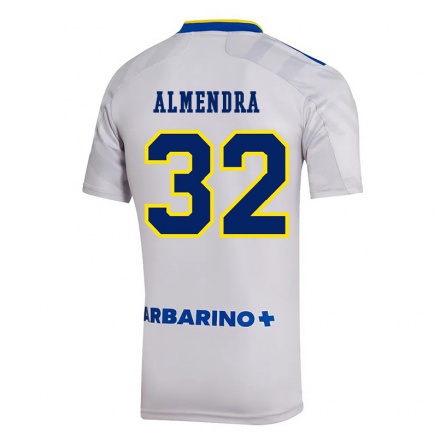 Hombre Fútbol Camiseta Agustin Almendra #32 Gris 2ª Equipación 2021/22 La Camisa Chile