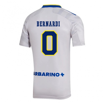 Hombre Fútbol Camiseta Balthazar Bernardi #0 Gris 2ª Equipación 2021/22 La Camisa Chile