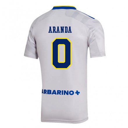 Hombre Fútbol Camiseta Gabriel Aranda #0 Gris 2ª Equipación 2021/22 La Camisa Chile