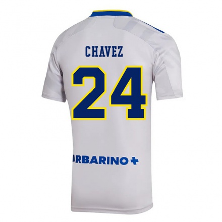 Hombre Fútbol Camiseta Gabriela Chavez #24 Gris 2ª Equipación 2021/22 La Camisa Chile