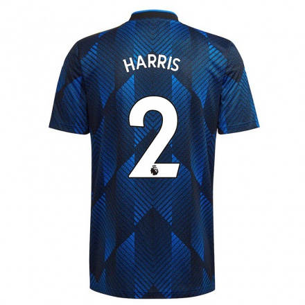 Hombre Fútbol Camiseta Martha Harris #2 Azul Oscuro 3ª Equipación 2021/22 La Camisa Chile