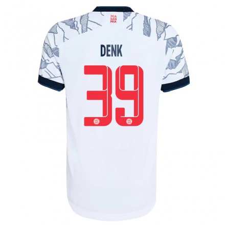 Hombre Fútbol Camiseta Luca Denk #39 Gris Blanco 3ª Equipación 2021/22 La Camisa Chile