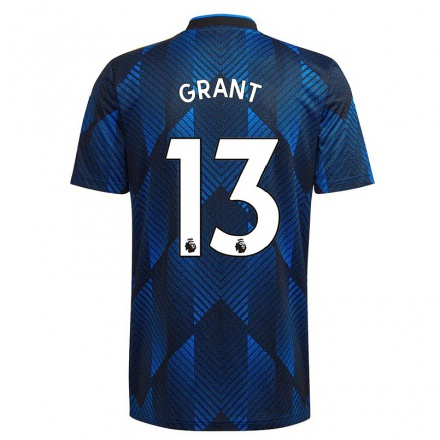Hombre Fútbol Camiseta Lee Grant #13 Azul Oscuro 3ª Equipación 2021/22 La Camisa Chile