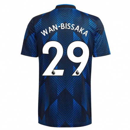 Hombre Fútbol Camiseta Aaron Wan-bissaka #29 Azul Oscuro 3ª Equipación 2021/22 La Camisa Chile