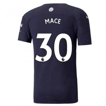 Hombre Fútbol Camiseta Ruby Mace #30 Azul Oscuro 3ª Equipación 2021/22 La Camisa Chile
