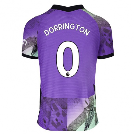 Hombre Fútbol Camiseta Alfie Dorrington #0 Violeta 3ª Equipación 2021/22 La Camisa Chile