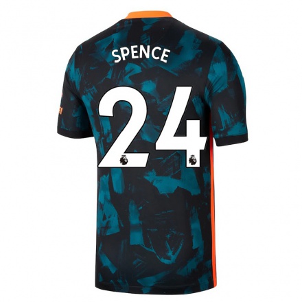 Hombre Fútbol Camiseta Drew Spence #24 Azul Oscuro 3ª Equipación 2021/22 La Camisa Chile