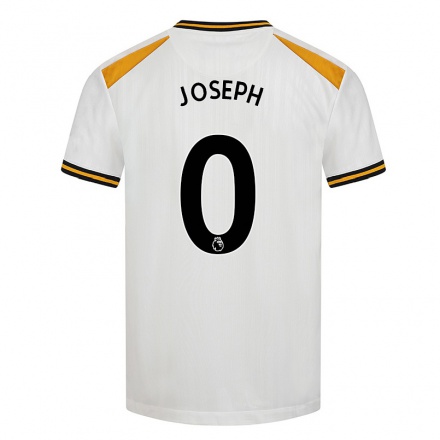 Hombre Fútbol Camiseta Joseph Joseph #0 Blanco Amarillo 3ª Equipación 2021/22 La Camisa Chile