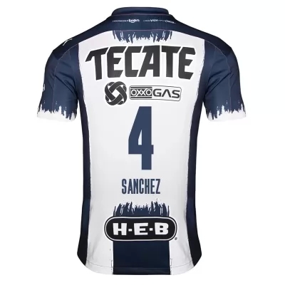 Hombre Fútbol Camiseta Nicolas Sanchez #4 1ª Equipación Azul Real 2020/21 La Camisa Chile