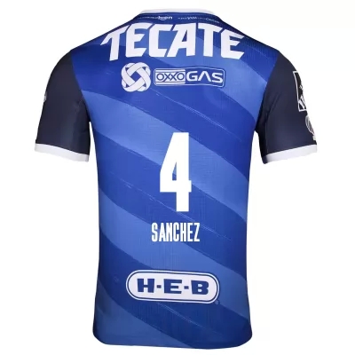Hombre Fútbol Camiseta Nicolas Sanchez #4 2ª Equipación Blanco 2020/21 La Camisa Chile