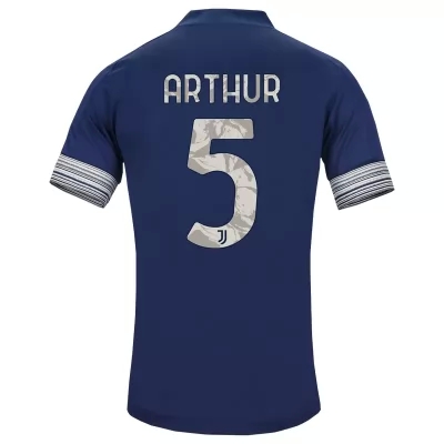 Hombre Fútbol Camiseta Arthur #5 2ª Equipación Oscuridad 2020/21 La Camisa Chile