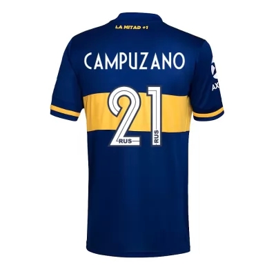 Hombre Fútbol Camiseta Jorman Campuzano #21 1ª Equipación Azul Real 2020/21 La Camisa Chile