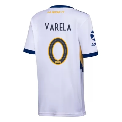 Hombre Fútbol Camiseta Alan Varela #0 2ª Equipación Blanco 2020/21 La Camisa Chile